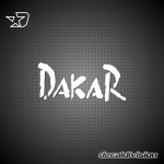 Dakar Wordmark Sticker